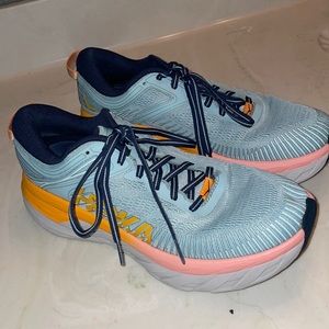 USED Hoka Bondi Tennis Shoes WOMENS